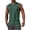 Army Green, variant on Mens Tank Top Beach Men Casual Fashion Solid Pullover Round Neck Sports Tank Tops Vest