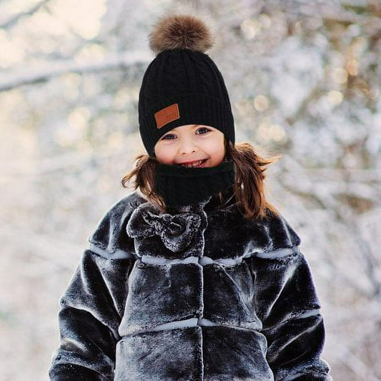 Toddler black hat and gloves hotsell