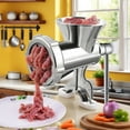 thumbnail image 2 of Manual Meat Grinder Stainless Steel, Hand Crank Meat Grinder for Home Use, Large Capacity, Includes Sausage Stuffing Tubes, Tungsten Steel Blade, Ideal for Grinding Meat, Spices, and More, 2 of 5