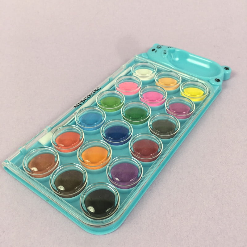‌MUDUOXING Watercolor paints for use in art – Vibrant, Blendable, High-Pigment Colors for Beginners
