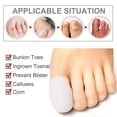 thumbnail image 2 of Protectores de gel para dedos del pie CHAO 10 piezas Suaves y cómodos, 2 of 5