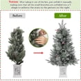 thumbnail image 7 of DSstyles 3ft Mini Prelit Premium Snow Flocked Artificial Christmas Tree, Pre-lit Xmas Pine Tree for Christmas Decoration, Party Decoration, Home, Office, 7 of 7