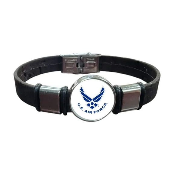 Air Force Wings Cork Bracelet - Officially Licensed Military Merchandise