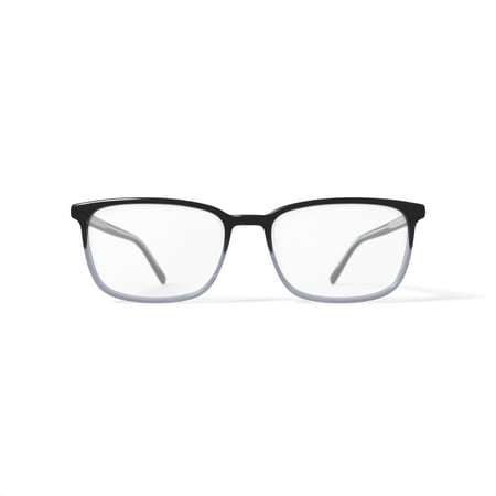 Walmart Men's MV004 William Square Prescription Eyeglasses with Case, Black Gradient