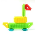 thumbnail image 3 of PEACNNG Bristle Shape Blocks Build and Play Fun Bricks Set for Boys Girls (82pcs), 3 of 10