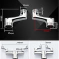 thumbnail image 2 of Shower elbow fitting, brass elbow reducing fitting, adjustable swivel arm, wall elbow fitting, offset fitting 1/2 3/4, chrome A.., 2 of 3