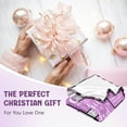 thumbnail image 2 of Christian Gifts for Women Inspirational Gifts for Women Baptism Gifts for Girl Christian Gifts for Women Faith Spiritual Gifts Catholic Gifts Religious Gifts for Women Christian Blanket 50"x60" Purple, 2 of 6