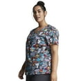 thumbnail image 7 of Dickies EDS Scrubs Top For Women V-Neck DK700, XL, Pawsitive Vibes, 7 of 7