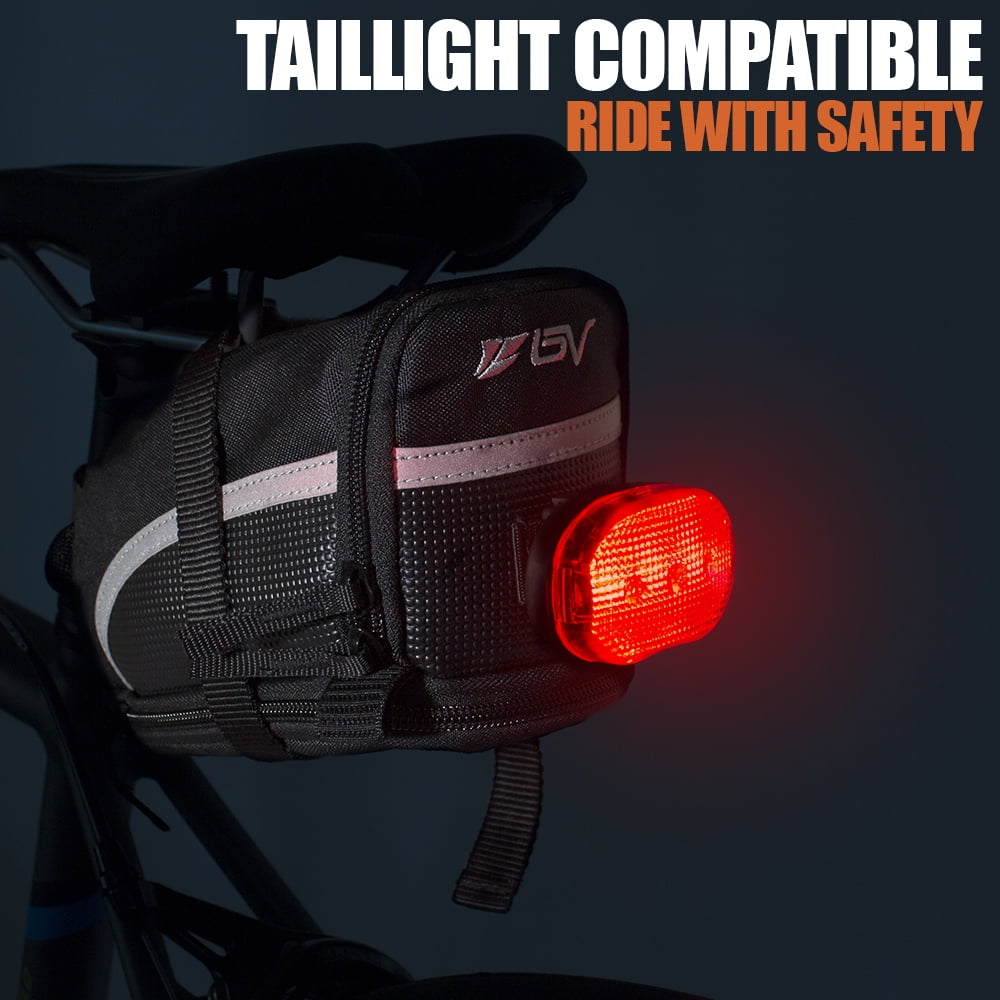 Bicycle Rear Tail Strap-On Pouch Large NEW SB1-L BV Bike Seat Saddle Bag