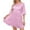 Pink, variant on Jinhomg Sequin Dress for Women Plus Size Half Sleeve Sparkly Glitter Dress Flowy Swing Midi Club Cocktail Party Dresses Summer Tiered Club Night Outfits Pink S