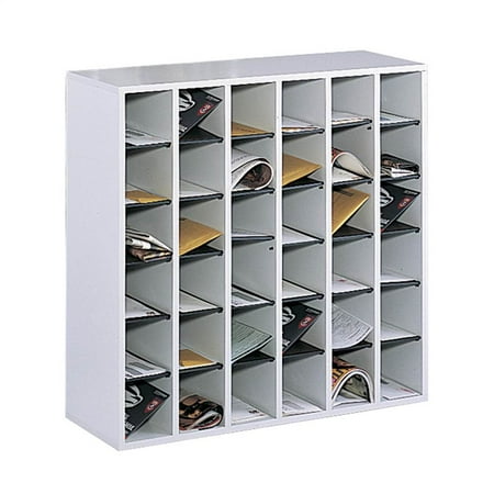 - 36 Compartment Mail Sorter in Gray
