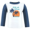 thumbnail image 3 of Hudson Baby Boys Swim Rashguard Set, Ride The Waves, 5T, 3 of 4