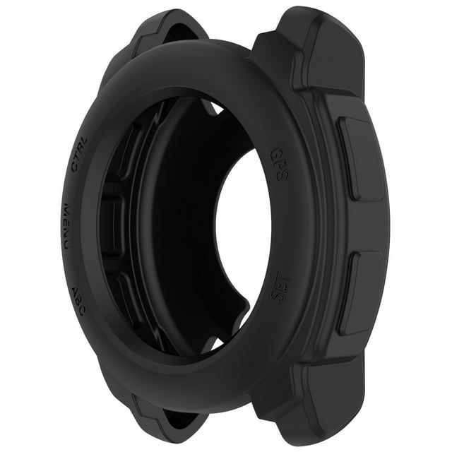 Étui de Montre Intelligente en Silicone Flexible à Demi-Emballage, Dos Ouvert, Fini Cristallin, Léger et Résistant aux Égratignures, Texturé pour une Meilleure Prise