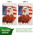 thumbnail image 3 of G128 Patriotic Bald Eagle Garden Flag 12x18 In Double Sided Independence Day Yard Garden Lawn Decoration, 3 of 8