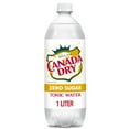 thumbnail image 3 of (4 pack) Canada Dry Caffeine Free Zero Sugar Tonic Water, 1 L, Bottle, 3 of 8