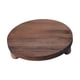 thumbnail image 3 of Soporte elevador de madera para el hogar, cocina, maceta de madera para plantas de interior, redonda, diámetro 25,4 cm. marrón oscuro, 3 of 9