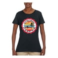thumbnail image 2 of Wild Bobby Summer Paradise Let the Sea Set You Free Women Graphic Tee, 2 of 6