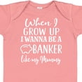 thumbnail image 4 of Inktastic Banker Like Mommy Future Job Boys or Girls Baby Bodysuit, 4 of 5