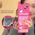 thumbnail image 3 of Cytcreation Funda De Dibujos Animados Compatible Con Iphone 15 Pro Max Funda Linda Y Divertida Kawaii Cat Kitty Funda Para Teléfono Con Personaje 3D Funda De Silicona Suave Para Niños Niñas Y Mujeres, 3 of 5