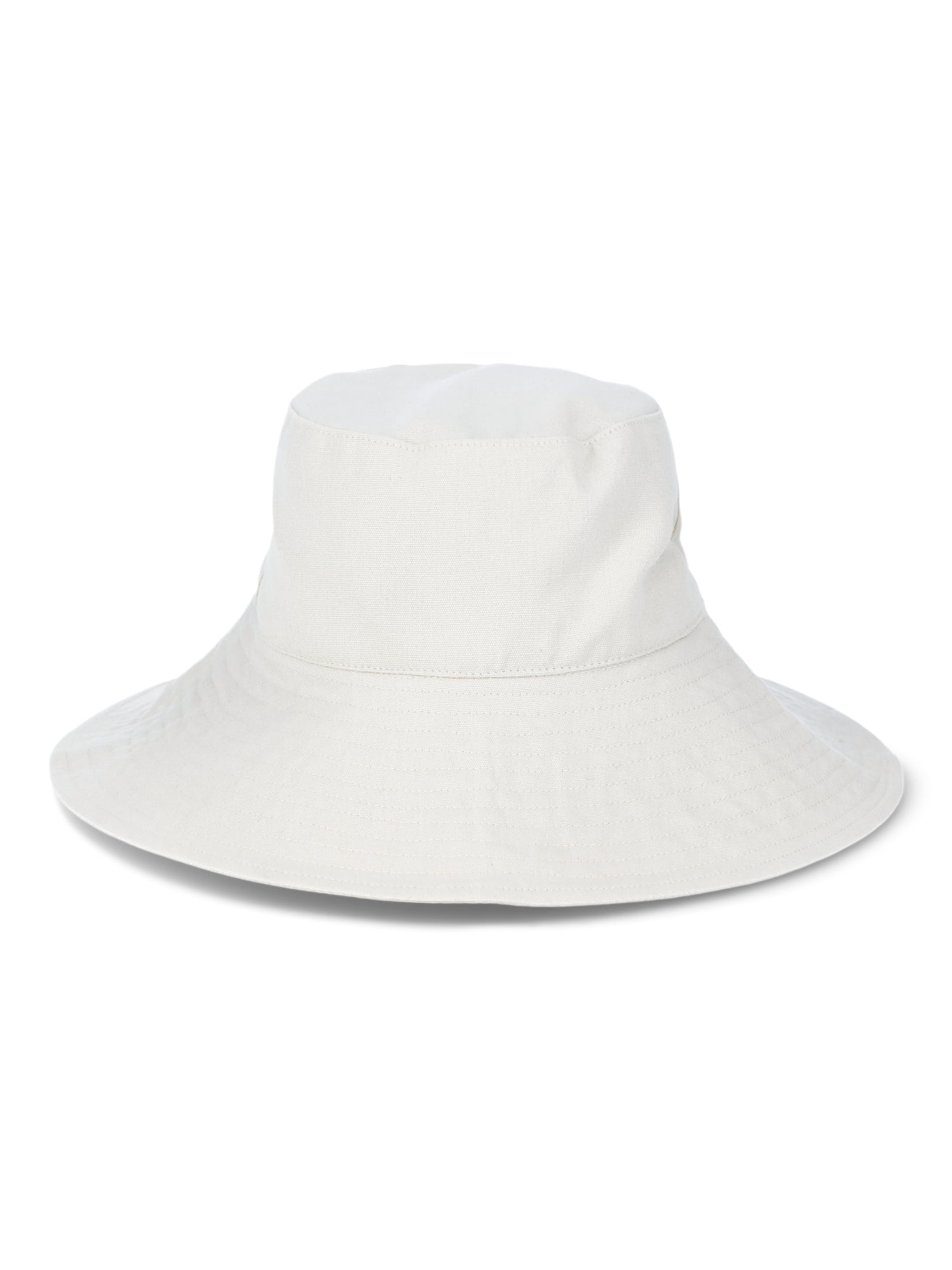 Time and Tru Women's Solid Canvas Bucket Hat, One Size Fits Most