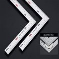 thumbnail image 3 of Stainless 90 Degree L Shaped Square Ruler Double Sided Ruler Metal Ruler 150 x 300 mm, 3 of 5