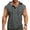 01 Gray, variant on Men's Summer Solid Color Casual Hooded Sleeveless Vest Buttoned Half Open Drawstring Pullover For Fitness Sports Workout Gym And Casual Summer Wear