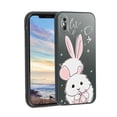 thumbnail image 1 of Compatible with iPhone XS Max Phone Case, Cute-Rabbit-38 Case Men Women, Flexible Silicone Shockproof Case for iPhone XS Max, 1 of 1