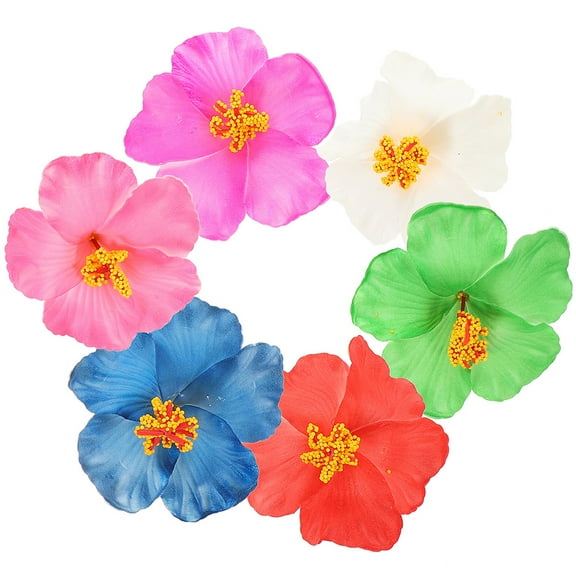 LOLIPPYY Set of 6 Red Flower Hairpins for Women, Floral Hair Clips for Stylish Hair Styling and Decoration