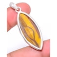 thumbnail image 2 of Yellow Tiger Eye - South Africa Gemstone 925 Silver Plated Pendant 2.03" A368, Valentine's Day Gift, Birthday Gift, Beautiful Jewelry For Woman, 2 of 2