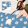 thumbnail image 6 of Yayeee Faucet Mat for Kitchen Sink 14.7" Diatomite Long Splash Guard Pad, Baseballs Pattern, 6 of 7