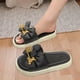 thumbnail image 1 of Sandalias de Moda Yinane para Mujer Zapatillas con Pajarita Antideslizantes 36 37 Negro, 1 of 8