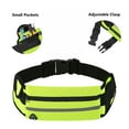 thumbnail image 4 of Lksixu Slim Fanny Pack for Men & Women, Portable Reflective Sports Waist Bag with Pocket, Bottle Holder and Adjustable Strap, Waterproof Lightweight Fitness Running Belt Bag for Outdoor Workout Hiking, 4 of 9