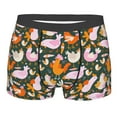 thumbnail image 4 of Goofa Roosters and Chicks Printed Men's Boxer Briefs Underwear, Moisture-Wicking Underwear, Trunk,Soft and Breathable Cotton Underwear-Small, 4 of 9