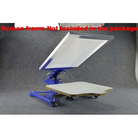Screen Printing 4 Direction Adjust Plate 1 Color Silk Printing Press DIY Screen Printing