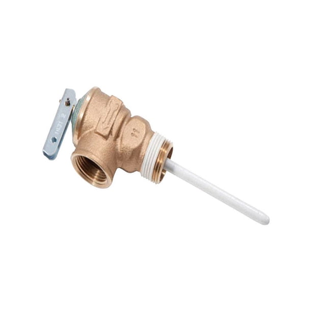 Válvula de alivio Reliance MNPT de 3/4 pulgadas de latón para tanques de agua caliente