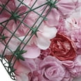 thumbnail image 3 of Decoración de la pared de la flor 3D Sunnimix 40x60cm flores de seda púrpura, 3 of 8