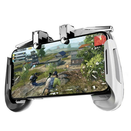Agoz Phone Gaming Controller Gamepad Grip Shoot Aim L1R1 PUBG Mobile Trigger for LG stylo 4, V50/V40/G8/G7 ThinQ, Moto G7 Power/Plus/Play, Z3 Z2 Force E5 Plus Google Pixel 3a/3 XL, OnePlus 7 Pro (Best Cell Phone For Playing Games)