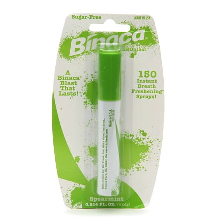 Binaca Aerosol Breath Spray SpearMint 0.20 oz
