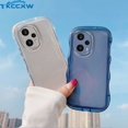thumbnail image 2 of Para Xiaomi 12 Pro Mi 11 Lite Poco F5 F3 F4 Fundas Suaves Blandas Para Parachoques Híbrido De Onda Rizada Transparente, 2 of 4