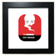 thumbnail image 1 of Logo de fumar causa muertes Mesa de pared con marco cuadrado negro, 1 of 4