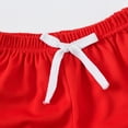 thumbnail image 5 of Otqutp 2PCS Boys Girls Sport Shorts Kids Summer Running Shorts Baby Toddler Workout and Fashion Beach Shorts for Children 1 to 7 Years(Red-B,6-7 Years), 5 of 7