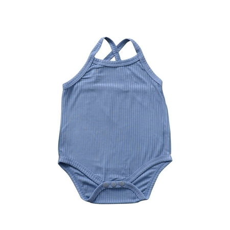

Baby Girls Bodysuits Boysolid Romper Bodysuit Clothes Outfits