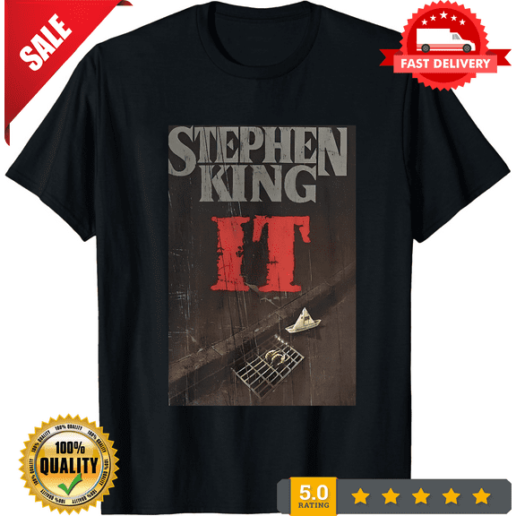 Classic ABC117 - IT Stephen King T shirt Tshirt T-shirt Vintage Aesthetic Tee Shirt Dist, LIMITED EDITION-TH65268