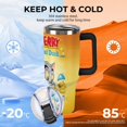 thumbnail image 5 of Tom And Jerry 40 Oz Tumbler With Handle And Straw, Stainless Steel Vacuum Travel Mug, Double Wall Vacuum Insulated Tumbler With Lid, Water Bottle for Gifts Party Office Coffee, 5 of 8