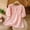 Pink, variant on Women's Crew Neck Gathered Bubble Short Sleeve Textured Linen Blend Babydoll Blouse Soft Loose Fit Casual Summer Top for Daily Vacation Beach Outfits Pink M