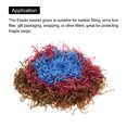 thumbnail image 4 of Uxcell Easter Grass Basket Filler Grass 3 Color (Brown,Burgundy,Blue) Raffia Paper for Gift Packaging 3 Pack, 4 of 6