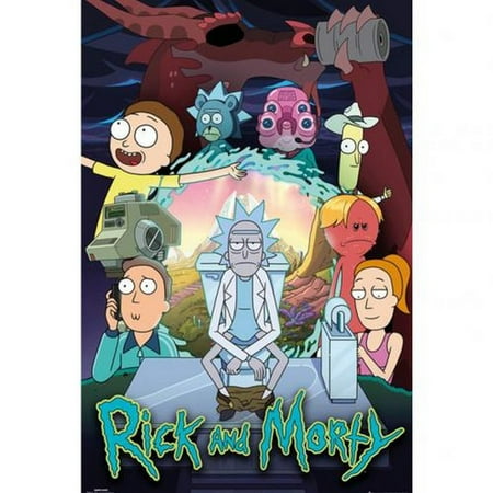 Ul Li Utta6423 Li Li 100 Mixed Li Li Rick And Morty Season 4 Poster Li Li Mr Poopybutthole Li Li Cartoon Show Li Li Space Scientist Li Li Adult Swim Li Ul Walmart Canada