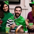 thumbnail image 7 of Linnome Irish St Patrick's Day Themed Disposable Party Tableware Clovers Print Plates Napkins And Cups, 7 of 7