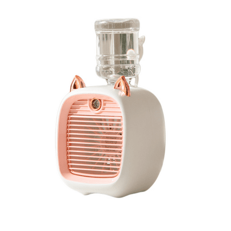 

Misting Fan Personal Mist Fan Battery Operated Rechargeable Mini Mister Fan 2000 mAh with Water Spray Small Cooling Up to 6h for Travel Desk Camping