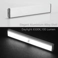 thumbnail image 2 of Luces inalámbricas de 10 LED, recargables por USB, magnéticas, con detección de movimiento, 2 modos, lámpara de armario portátil, luz de emergencia, luz nocturna para niños, paquete, 2 of 5
